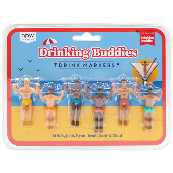 NPW Kitchen & Table Drinking Buddies Drink Markers