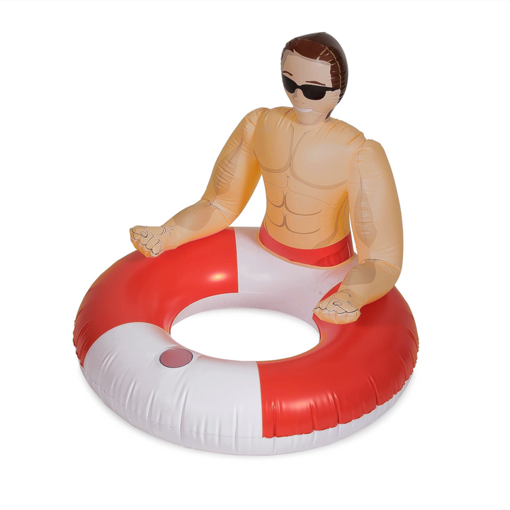 NPW Toy Outdoor Fun Chad Inflatable Hunk Pool Float