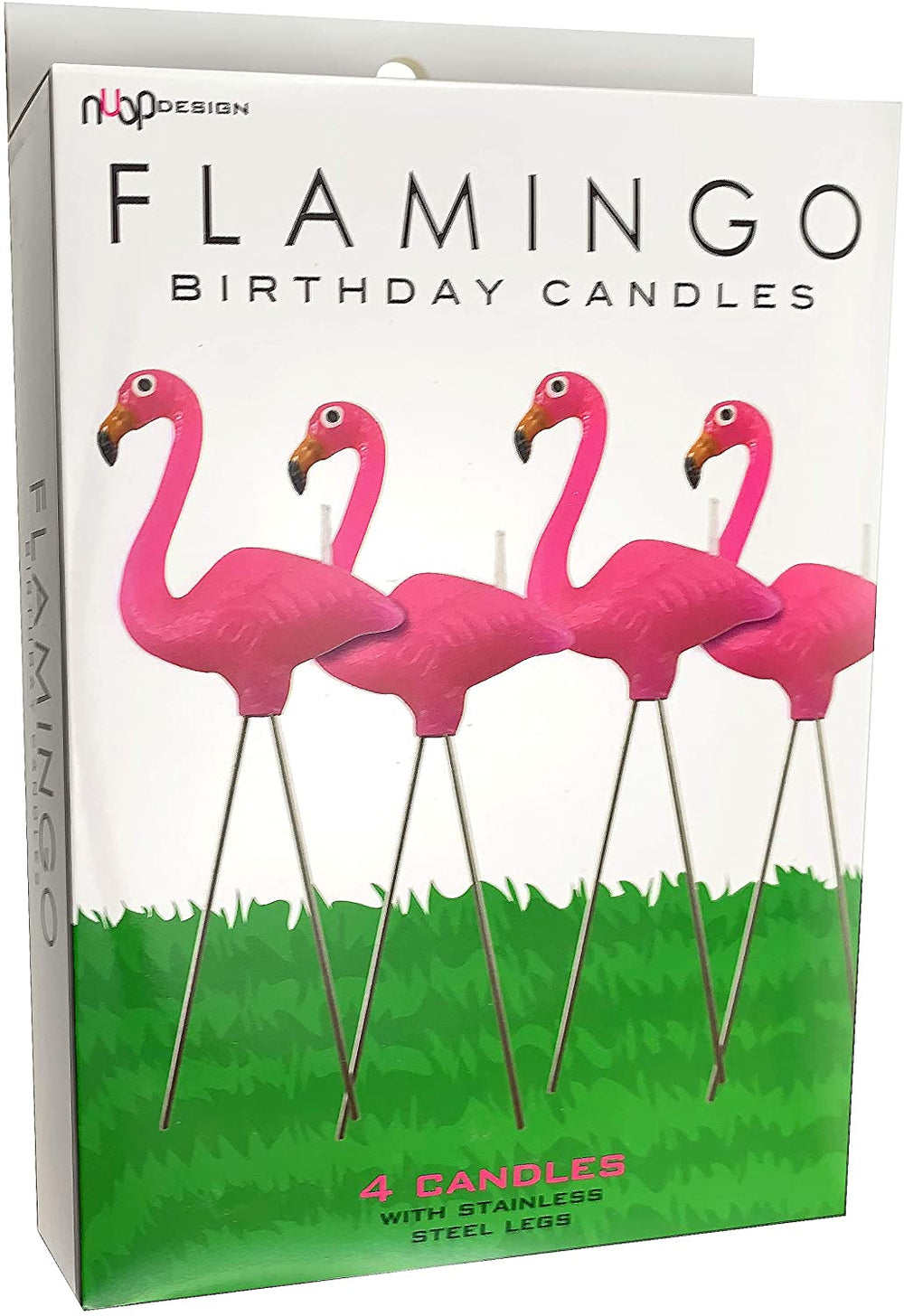 NuOp Design Funny Novelties Flamingo Birthday Candles