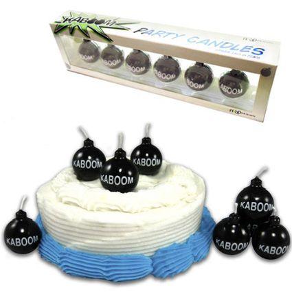 NuOp Design IMPULSE - IM Funny Stuff Kaboom Birthday Candles