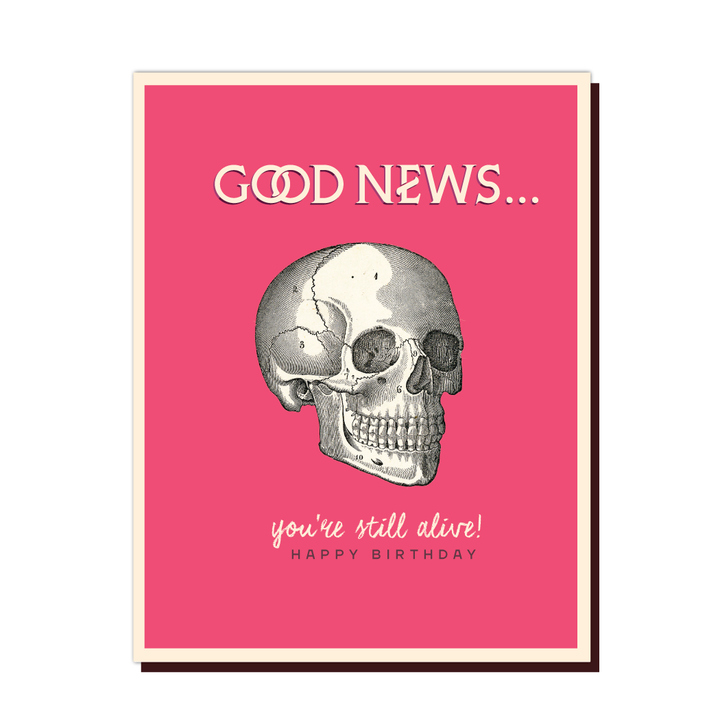 Offensive Delightful Greeting Cards You're Not Dead Yet Card