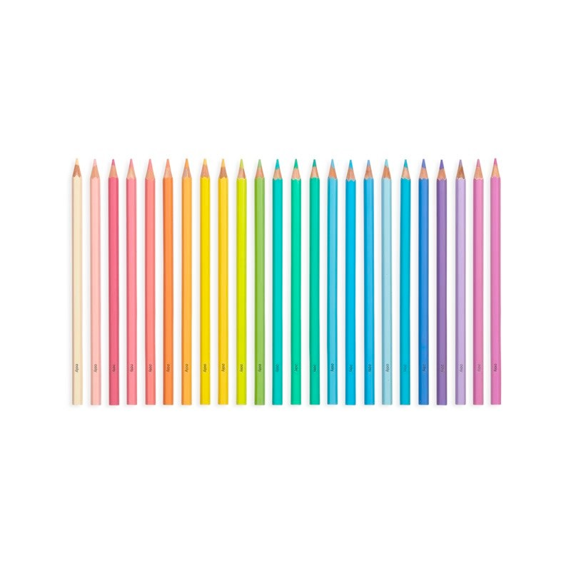 OOLY Arts & Crafts Pastel Hues Colored Pencils