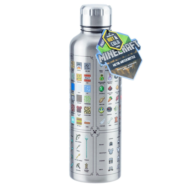 Paladone - first logistics Drinkware & Mugs Minecraft Metal Water Bottle