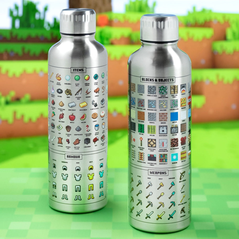 Paladone - first logistics Drinkware & Mugs Minecraft Metal Water Bottle