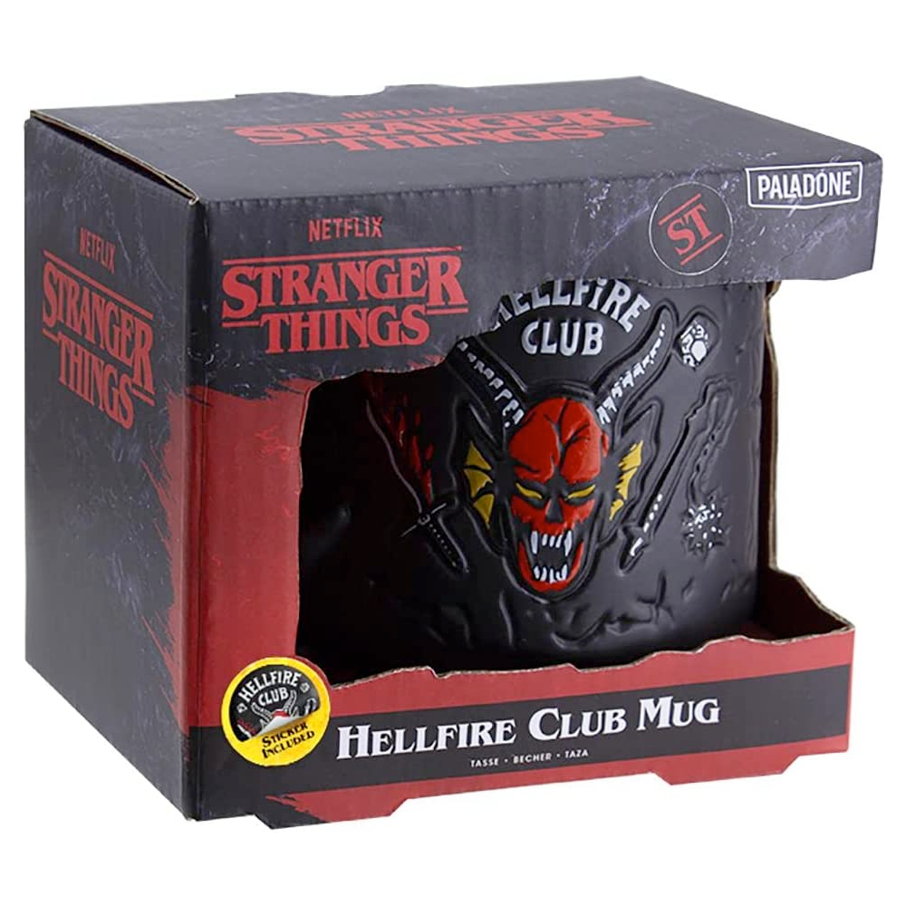 Paladone - first logistics Drinkware & Mugs Stranger Things Hellfire Club Demon Embossed Mug