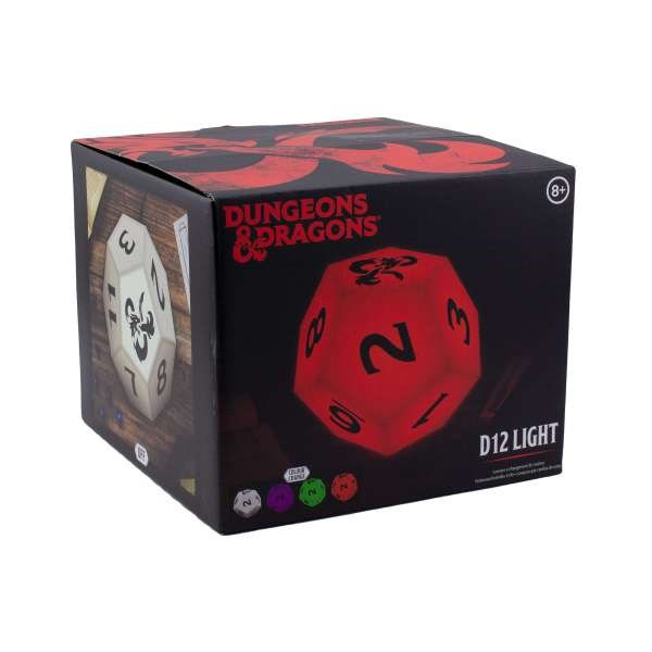Paladone - first logistics Home Decor Dungeons & Dragons D12 Color Changing Light