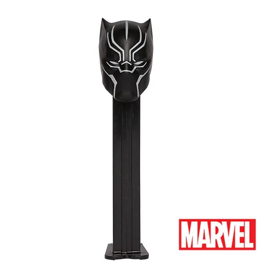 PEZ Candy CANDY Black Panther Pez Single Blister Pack w/ 3 refills