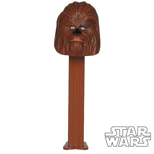 PEZ Candy CANDY SW Chewbacca Pez Single Blister Pack w/ 3 refills