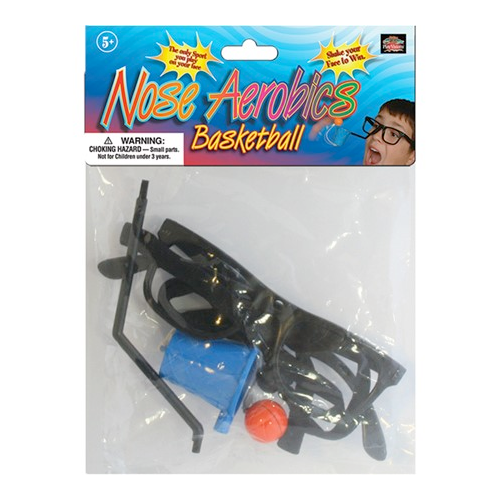 Play Vision Funny Novelties Nose Aerobics Basketball