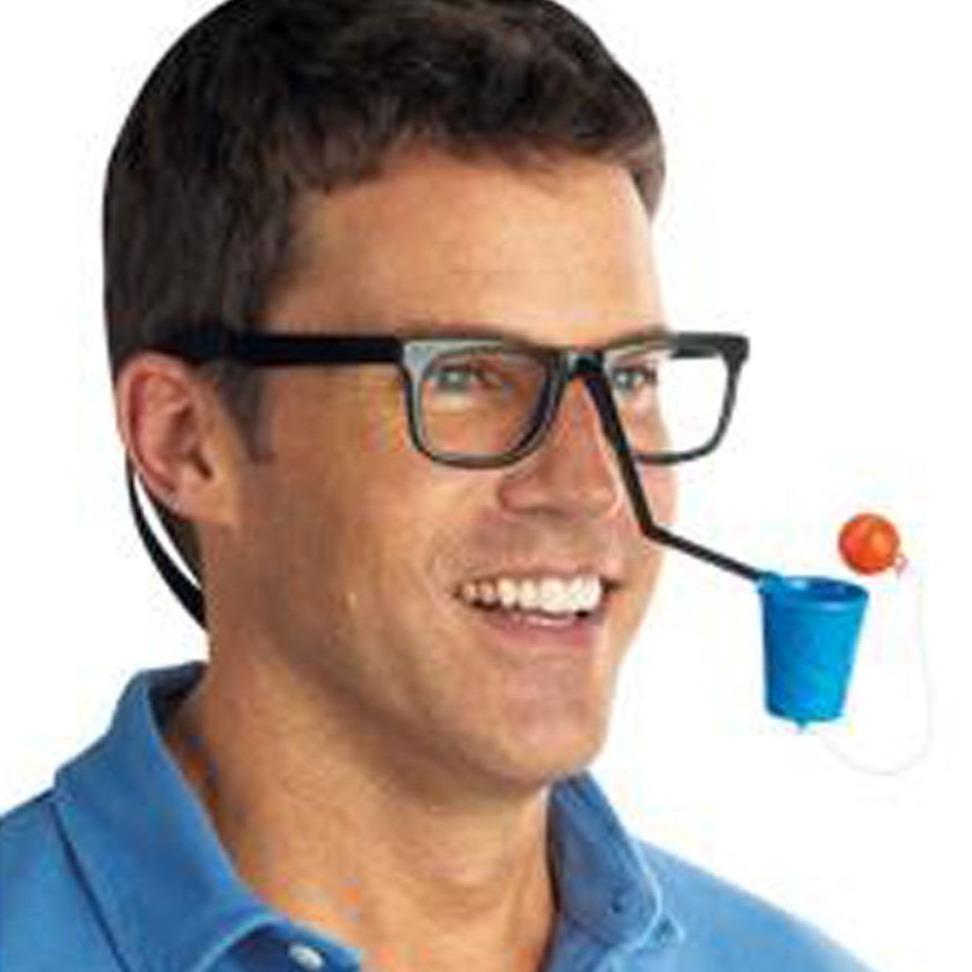 Play Vision Funny Novelties Nose Aerobics Basketball