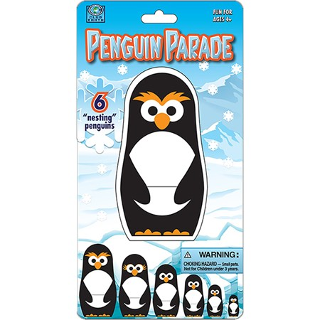Play Vision Toy Novelties Penguin Parade - 6 Nesting penguins