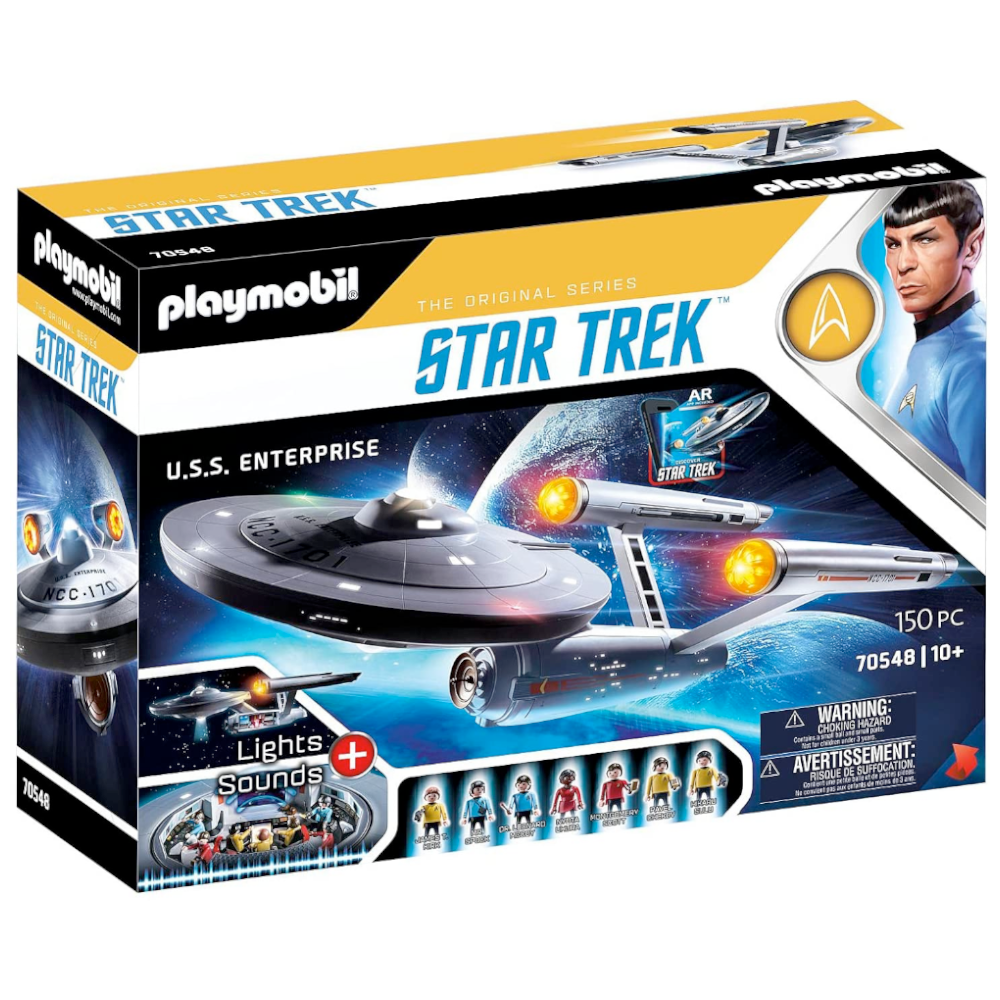 Playmobil Toy Creative Playmobil Star Trek Enterprise Model NCC-1701
