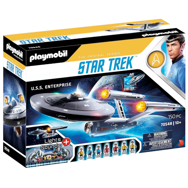 Playmobil Toy Creative Playmobil Star Trek Enterprise Model NCC-1701