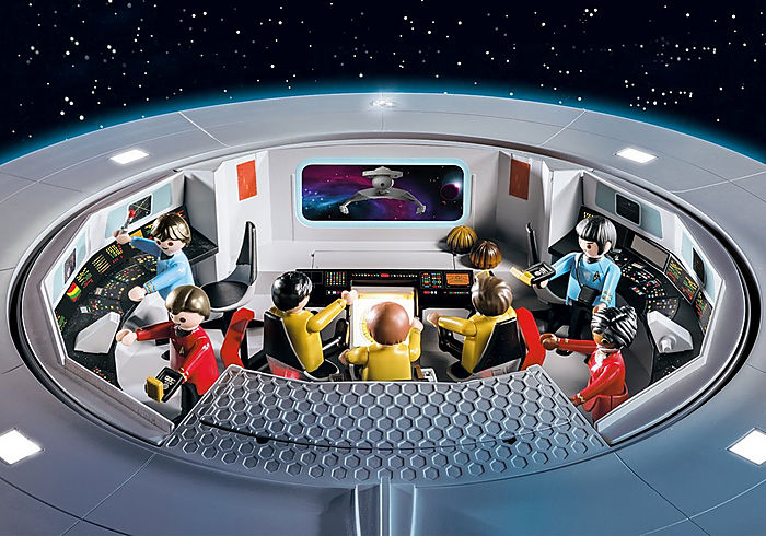 Playmobil Toy Creative Playmobil Star Trek Enterprise Model NCC-1701