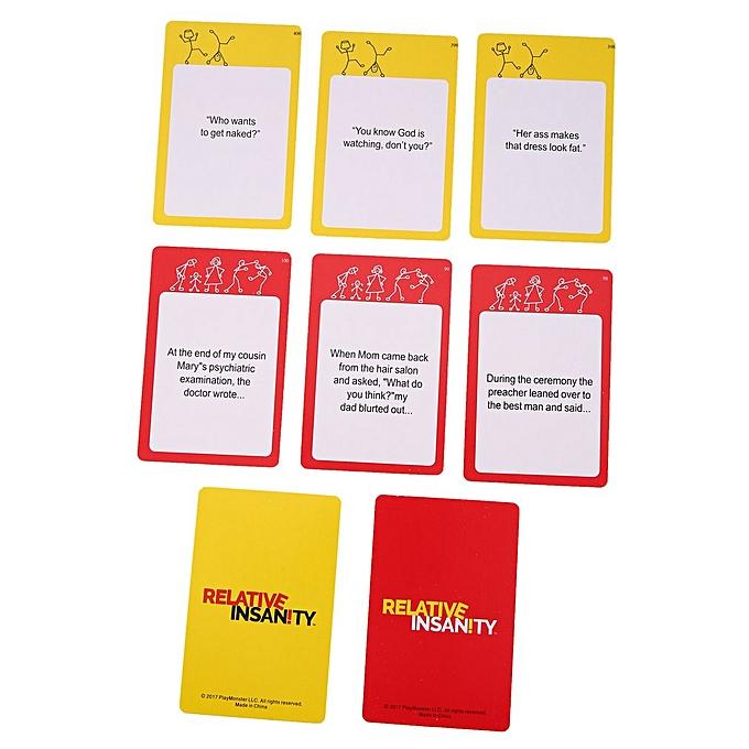 Playmonster (Patch) GAMES Relative Insanity Game