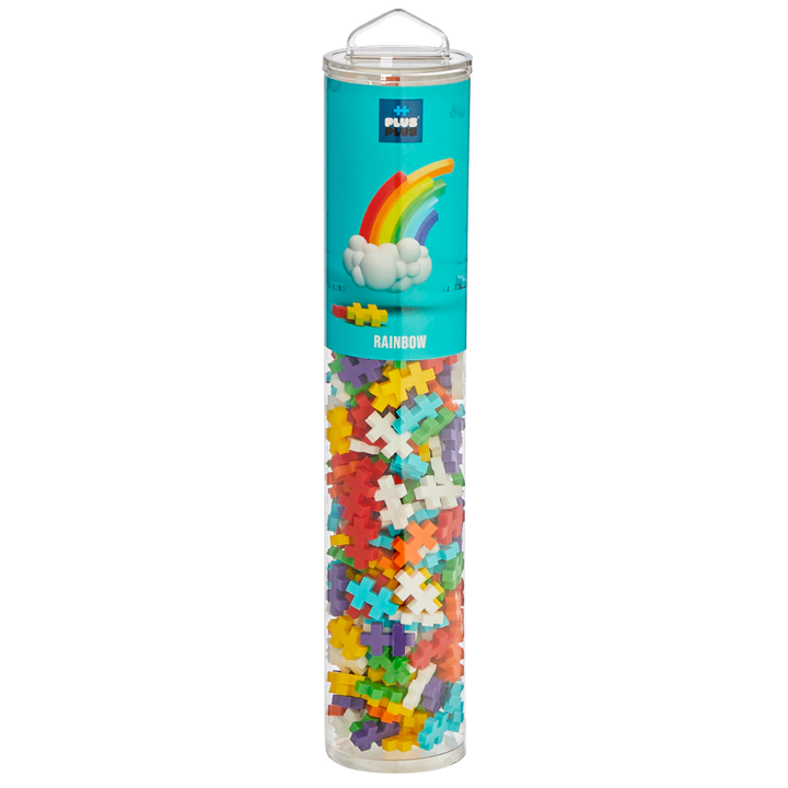 PLUS PLUS Toy Vehicles & - Construction Plus Plus Tube - 240 pc Rainbow  Mix