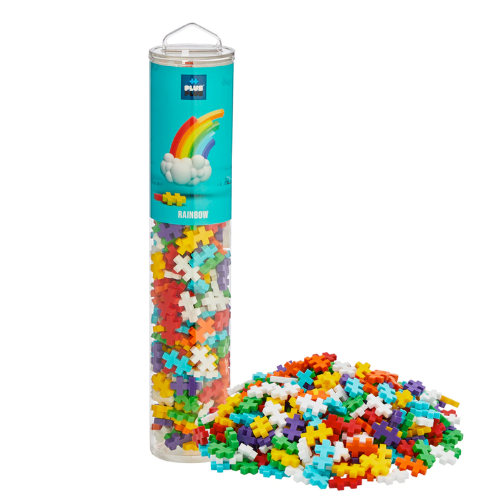 PLUS PLUS Toy Vehicles & - Construction Plus Plus Tube - 240 pc Rainbow  Mix