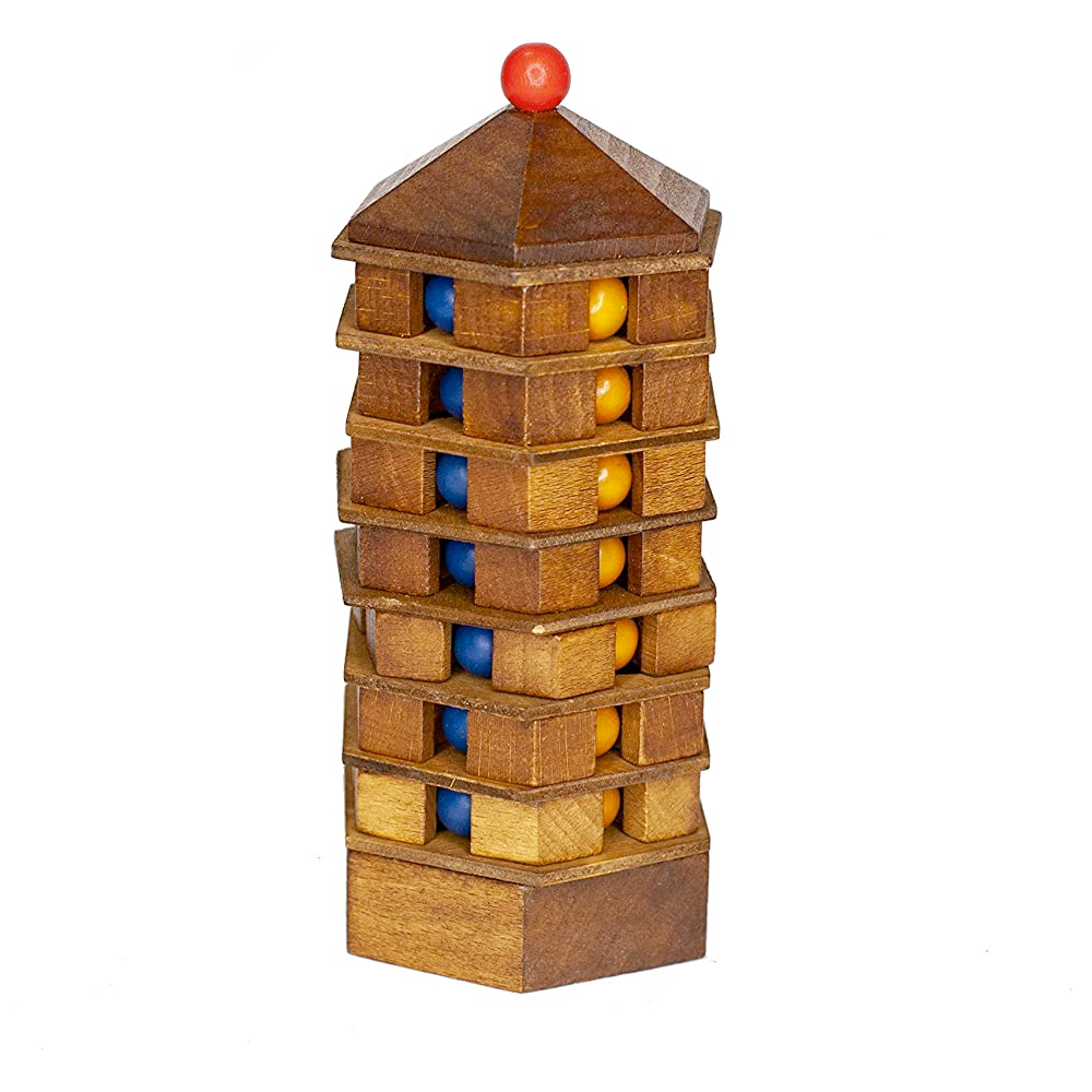 Project Genius / Recent Toys Puzzles Chinese Pagoda Brain Teaser