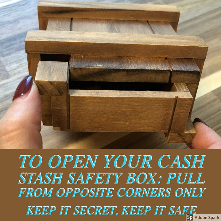 Project Genius / Recent Toys PUZZLES Secret Box Cash Stash