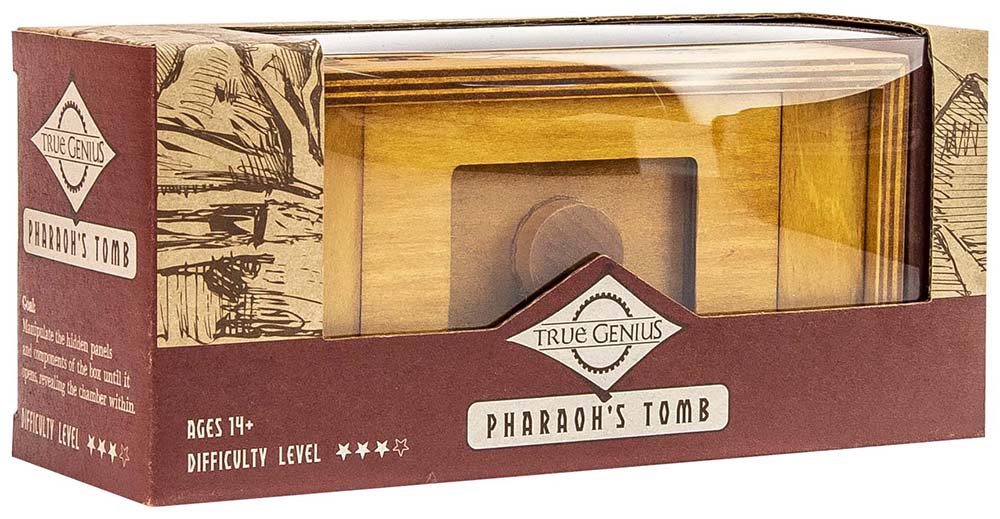 Project Genius / Recent Toys PUZZLES Secret Wooden Puzzle Box