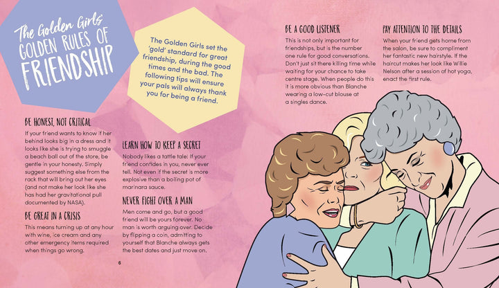Random House BOOKS Golden Girls Book:  Thank you for Being a Friend