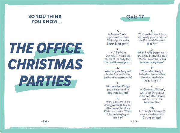 Random House Books The Office Quizpedia
