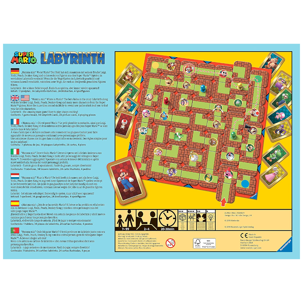 Ravensburger Games Super Mario Labyrinth Game