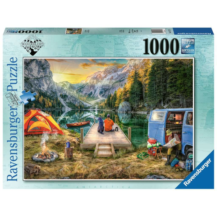 Ravensburger PUZZLES Calm Campsite  1000pc puzzle