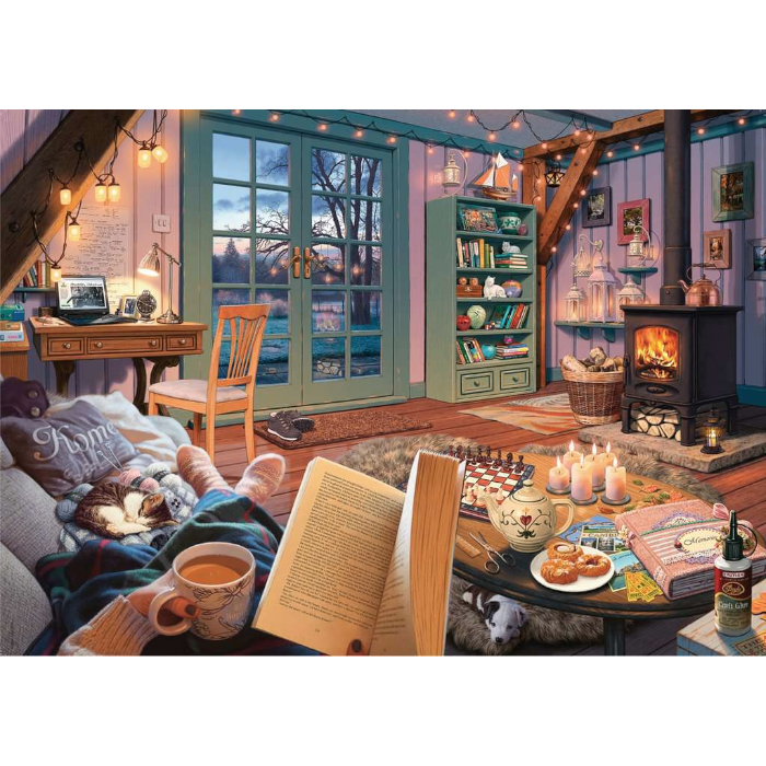 Ravensburger PUZZLES Cozy Retreat 500pc large format puzzle