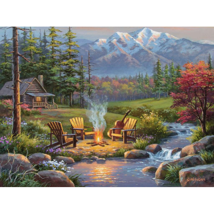 Ravensburger PUZZLES Riverside Livingroom 750pc large format
