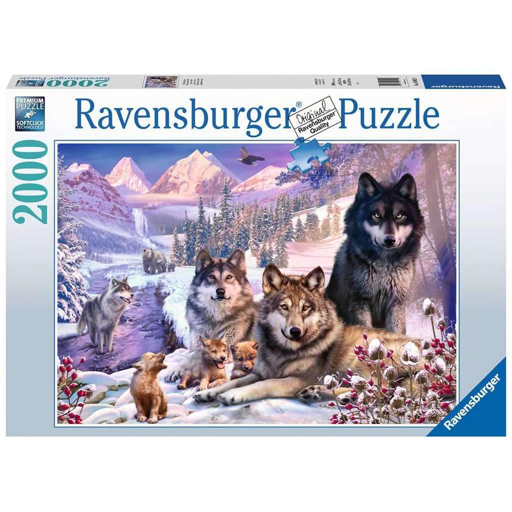 Ravensburger PUZZLES Wolves in Snow 2000pc puzzle