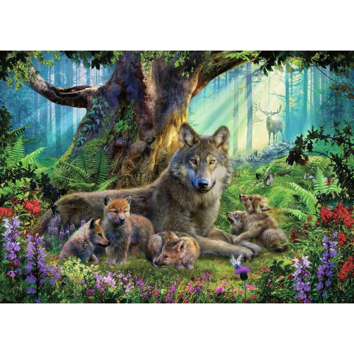 Ravensburger PUZZLES Wolves in the Forest  1000pc puzzle