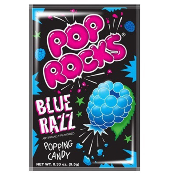 Redstone Foods CANDY Blue Razz Pop Rocks Popping Candy