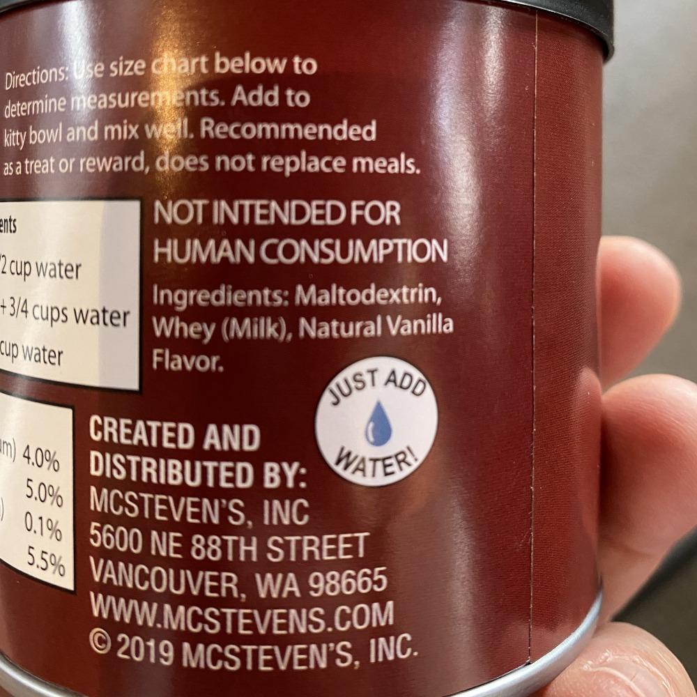Redstone Foods Candy Cat Nog - Holiday drink for cats!