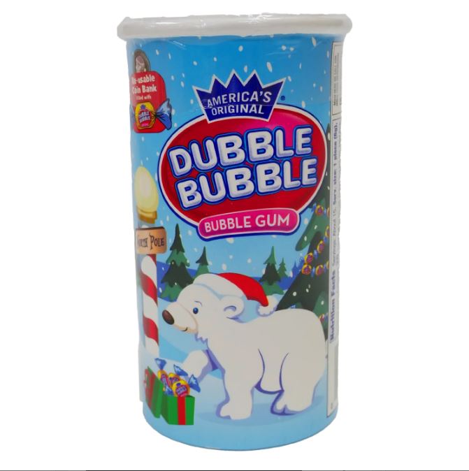 Redstone Foods Candy Dubble Bubble Original Holiday Bank