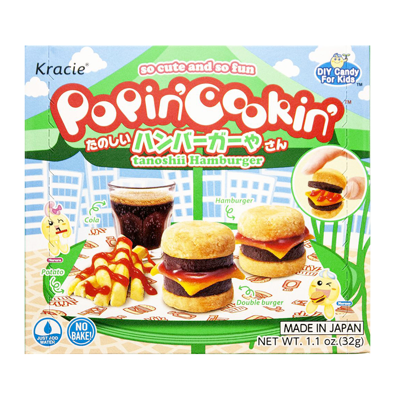 Redstone Foods CANDY Hamburger Popin' Cookin' DIY Candy from Japan