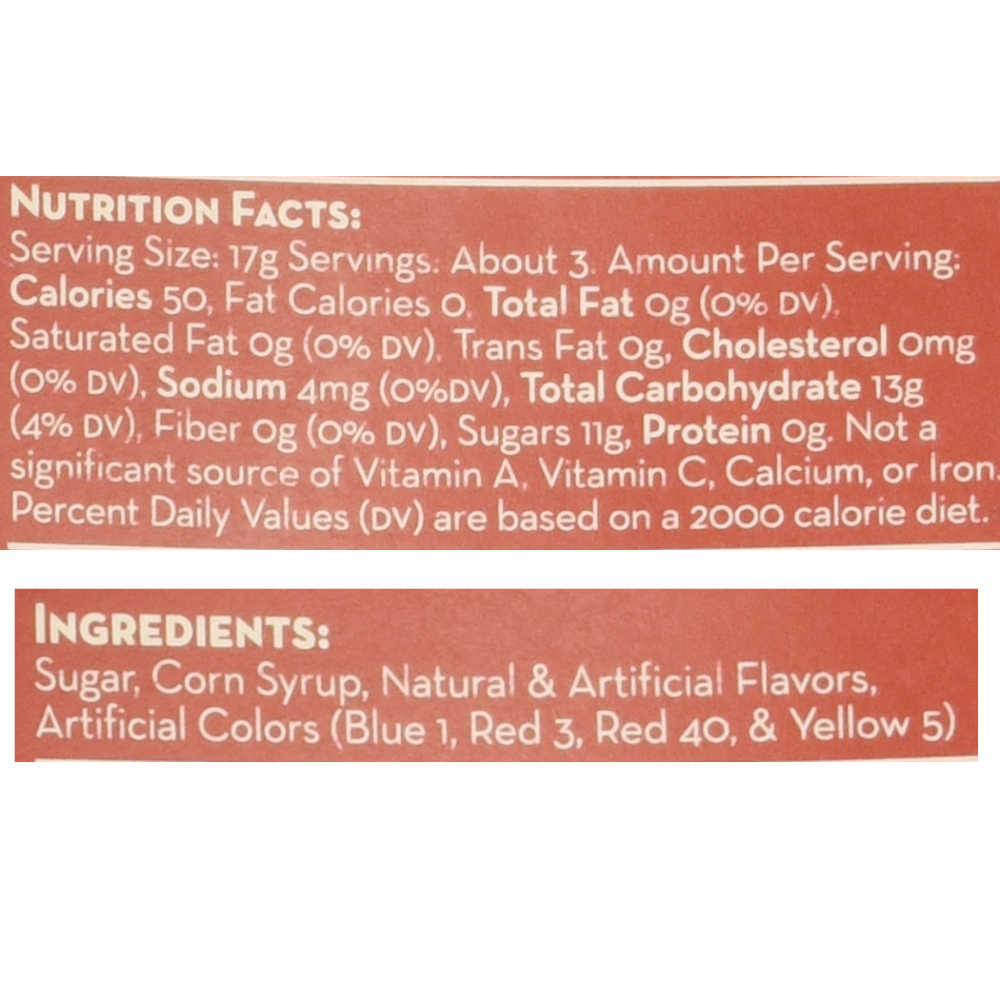 Redstone Foods Candy Hammond's Candy Coal Bag