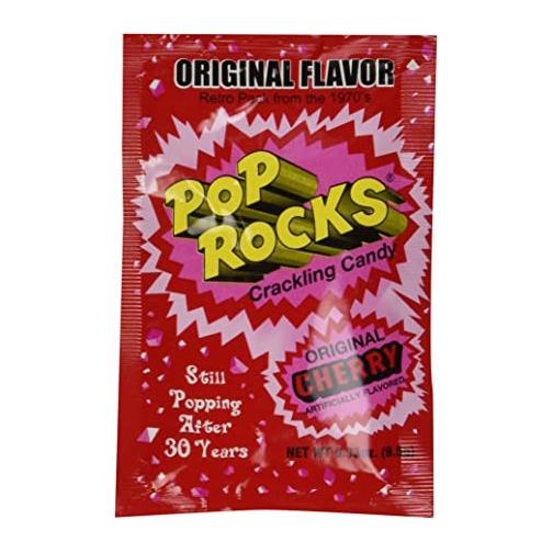 Redstone Foods CANDY Original Cherry Pop Rocks Popping Candy