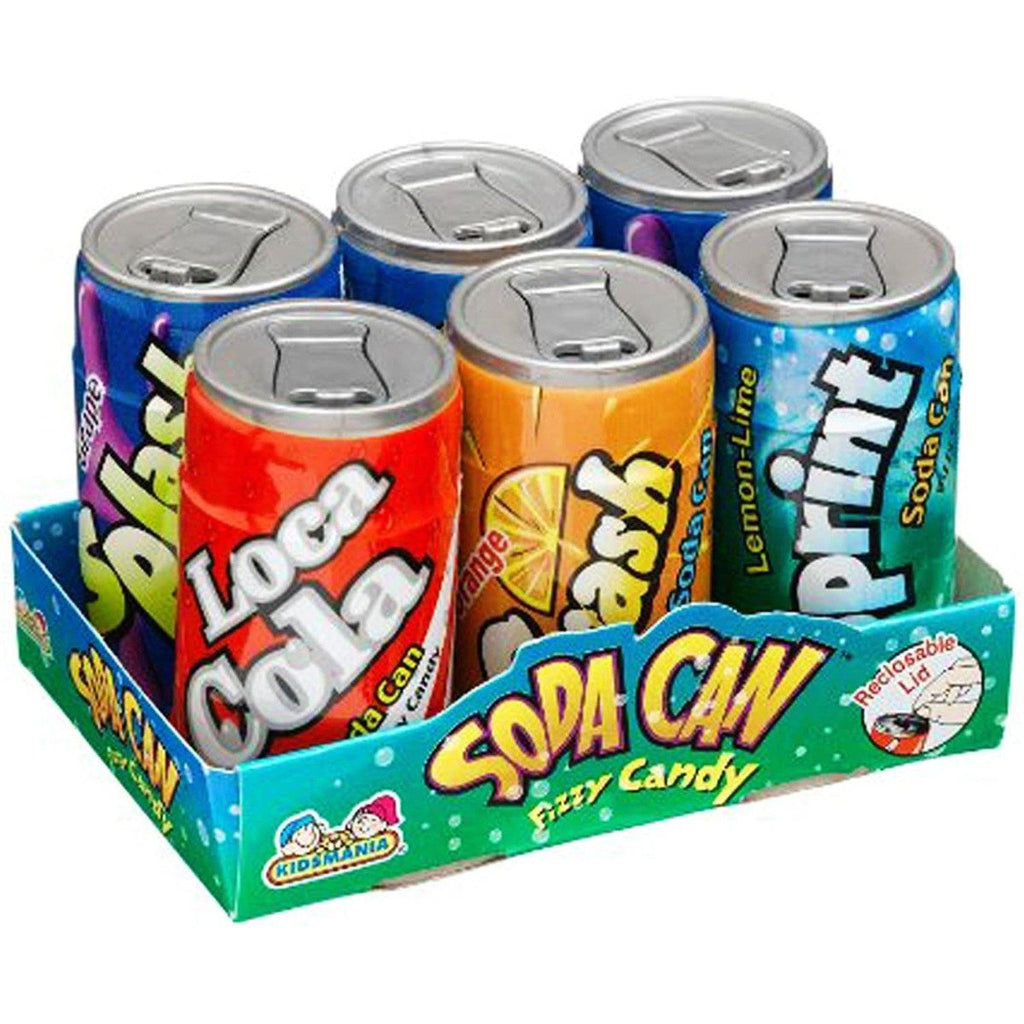 Fizzy Soda Candy | Fun Novelty Candy in a Can | Off the Wagon Shop