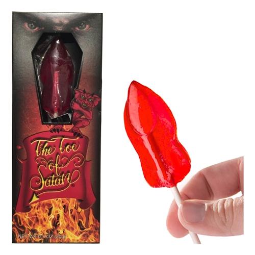 Redstone Foods Candy Toe of Satan - Hottest Lollipop w/ 9 million Scovilles