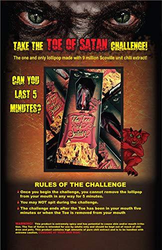 Redstone Foods Candy Toe of Satan - Hottest Lollipop w/ 9 million Scovilles