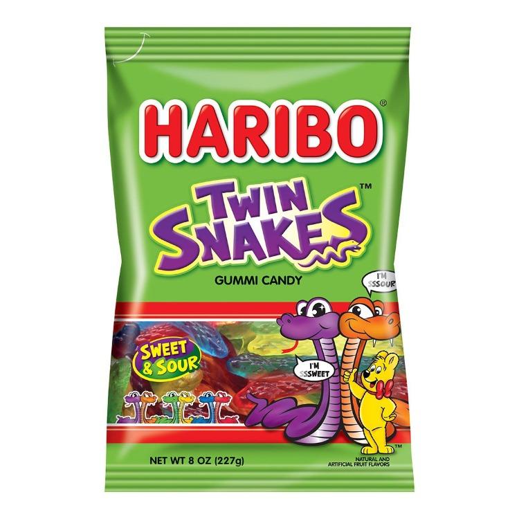 Redstone Foods CANDY Twin Snakes Haribo Gummy Candy