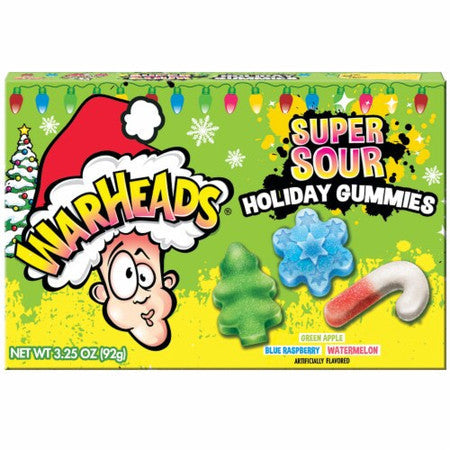 Redstone Foods Candy Warheads Christmas Gummy Theater Box