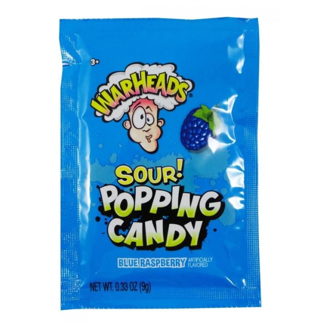 Redstone Foods CANDY Warheads Popping Candy Pouch