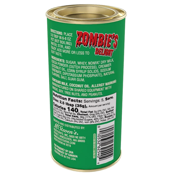 Redstone Foods Candy Zombie's Delight Undead Double Chocolate Hot Cocoa
