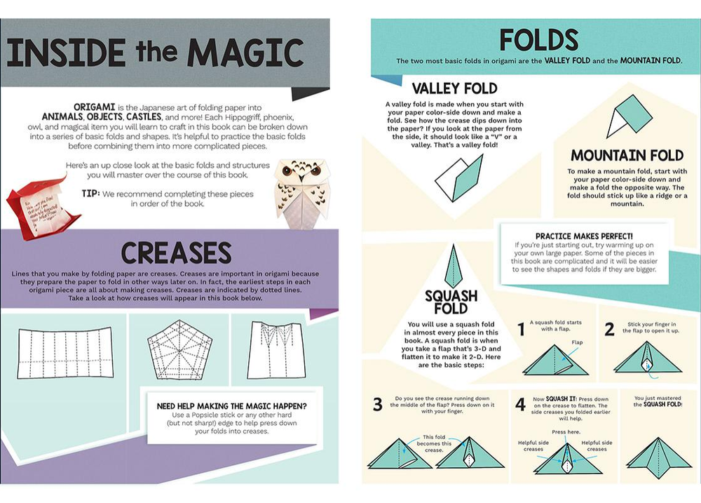 Scholastic BOOKS Harry Potter Origami