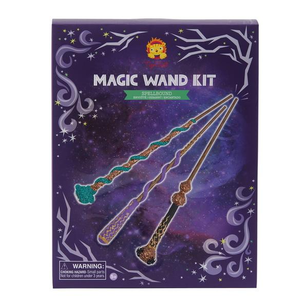 Schylling Arts & Crafts Magic Wand Kit - Makes 3 wooden wands