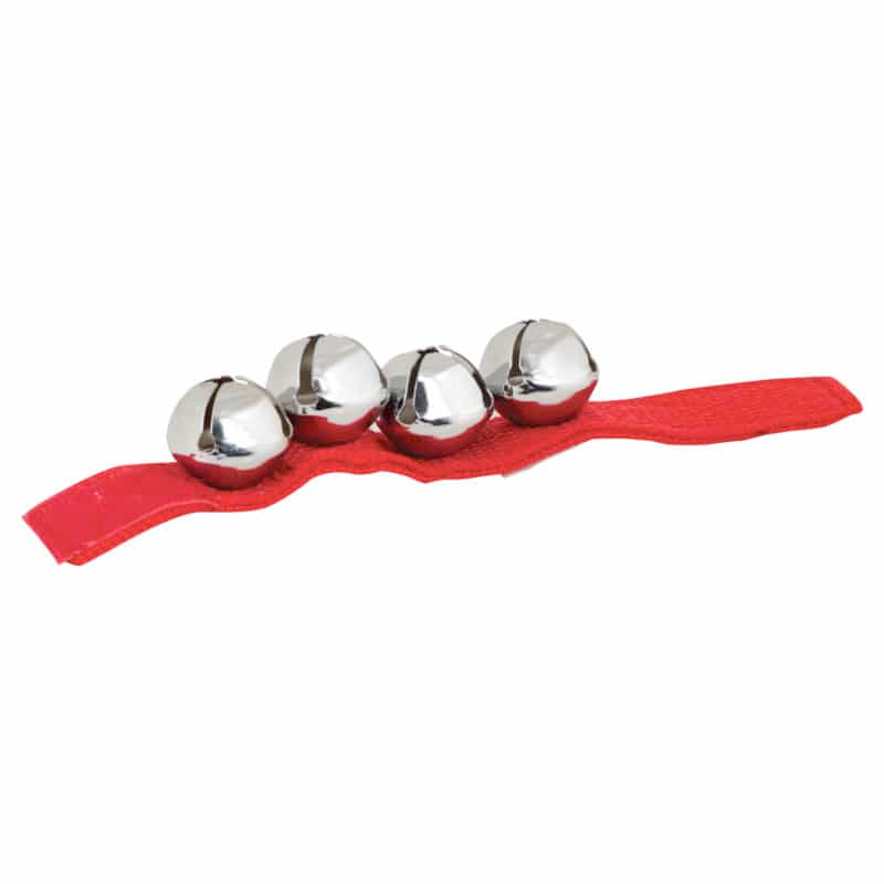Jingle Hand Bells w Velcro one random color Off the Wagon Shop