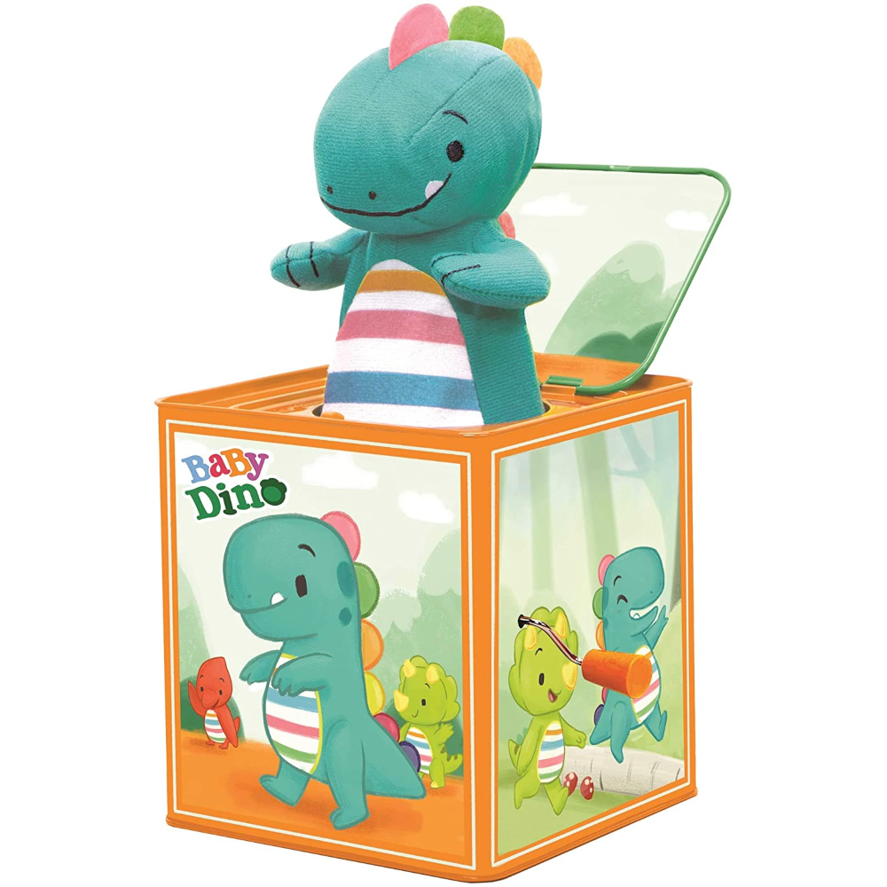 Schylling Toy Infant & Toddler Baby Dino Jack In Box