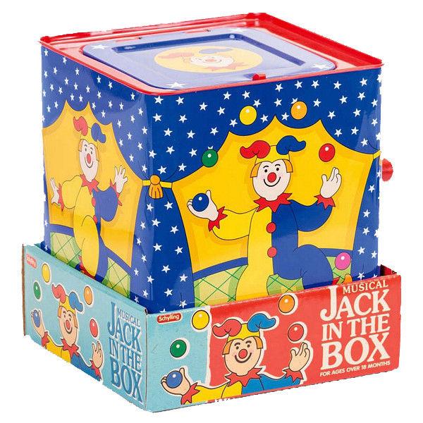 Schylling Toy Infant & Toddler Jester Jack in the Box